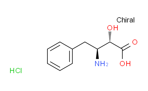 CAS No. 129593-20-0, (2S,3S)-3-Amino-2-hydroxy-4-phenylbutanoic acid hydrochloride