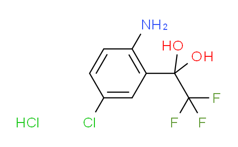 CAS No. 214353-17-0, 1-(2-Amino-5-chlorophenyl)-2,2,2-trifluoroethane-1,1-diol hydrochloride