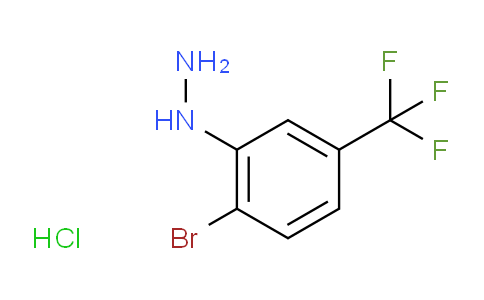 CAS No. 529512-78-5, 2-Bromo-5-(trifluoromethyl)phenylhydrazine hydrochloride