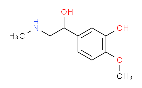 CAS No. 29866-04-4, 5-(1-Hydroxy-2-(methylamino)ethyl)-2-methoxyphenol