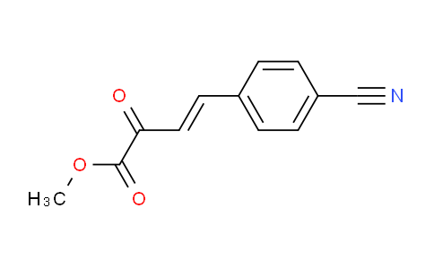 CAS No. 1257520-11-8, (E)-Methyl 4-(4-cyanophenyl)-2-oxobut-3-enoate