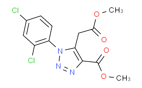 CAS No. 114462-80-5, Methyl 1-(2,4-dichlorophenyl)-5-(2-methoxy-2-oxoethyl)-1H-1,2,3-triazole-4-carboxylate