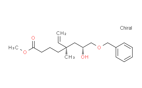 CAS No. 130675-13-7, (5R,7R)-Methyl 8-(benzyloxy)-7-hydroxy-5-methyl-5-vinyloctanoate