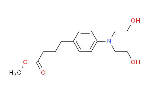 CAS No. 130198-76-4, Methyl 4-(4-(bis(2-hydroxyethyl)amino)phenyl)butanoate