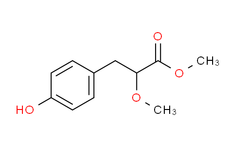 CAS No. 156335-14-7, Methyl 3-(4-hydroxyphenyl)-2-methoxypropanoate