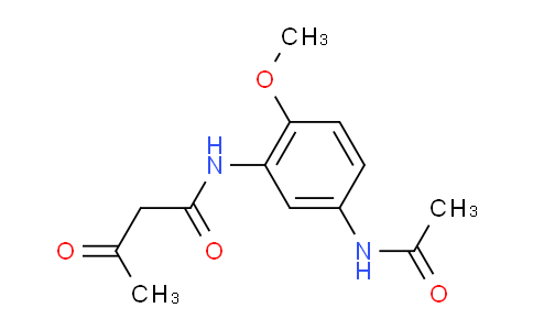 CAS No. 112854-88-3, N-(5-Acetamido-2-methoxyphenyl)-3-oxobutanamide