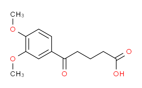 CAS No. 4378-55-6, 5-(3,4-Dimethoxyphenyl)-5-oxovaleric acid