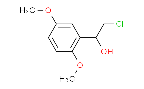 CAS No. 1204-22-4, 2-Chloro-1-(2,5-dimethoxyphenyl)ethan-1-ol
