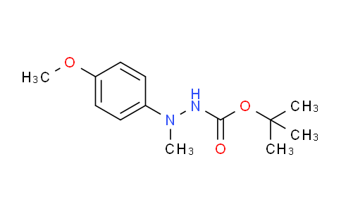CAS No. 150767-02-5, tert-Butyl 2-(4-methoxyphenyl)-2-methylhydrazinecarboxylate