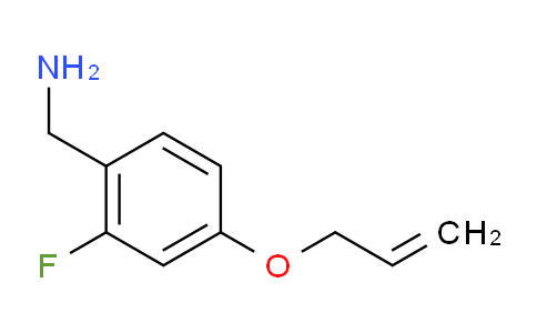 CAS No. 1233026-07-7, (4-(Allyloxy)-2-fluorophenyl)methanamine