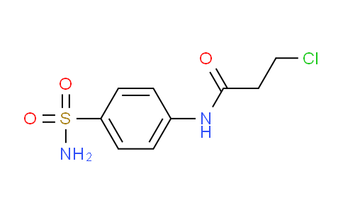 CAS No. 104246-29-9, 3-Chloro-N-(4-sulfamoylphenyl)propanamide