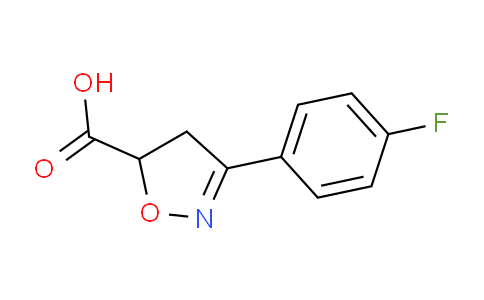 CAS No. 522615-28-7, 3-(4-Fluorophenyl)-4,5-dihydroisoxazole-5-carboxylic acid