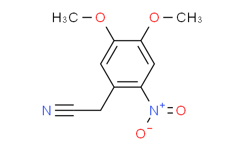 CAS No. 17354-04-0, (4,5-Dimethoxy-2-nitro-phenyl)-acetonitrile