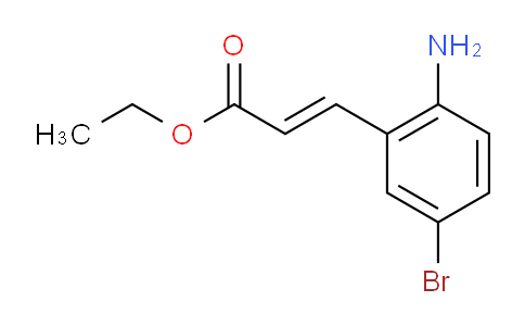 CAS No. 950759-54-3, (E)-ethyl 3-(2-amino-5-bromophenyl)acrylate