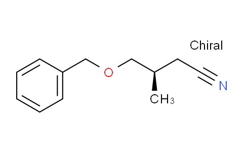 CAS No. 104265-24-9, (R)-4-Benzyloxy-3-methylbutyronitrile
