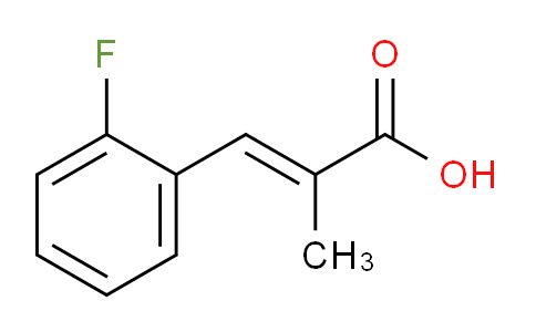 CAS No. 1616612-03-3, (2E)-3-(2-fluorophenyl)-2-methylprop-2-enoic acid