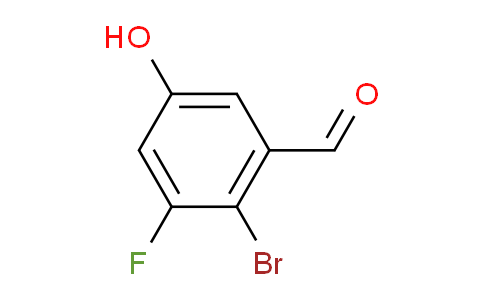 CAS No. 1807235-04-6, 2-bromo-3-fluoro-5-hydroxybenzaldehyde