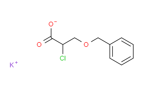 CAS No. 138666-92-9, potassium 2-chloro-3-(benzyloxy)propionate