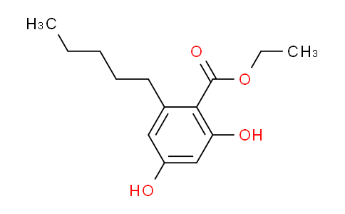 CAS No. 38862-65-6, Ethyl 2,4-dihydroxy-6-pentylbenzoate