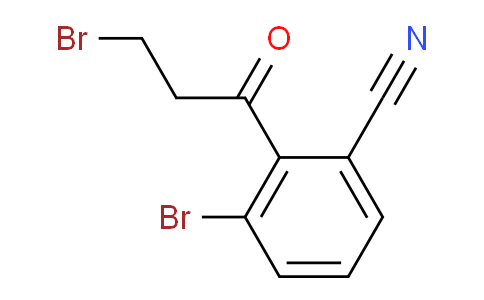 CAS No. 1803878-15-0, 1-(2-Bromo-6-cyanophenyl)-3-bromopropan-1-one