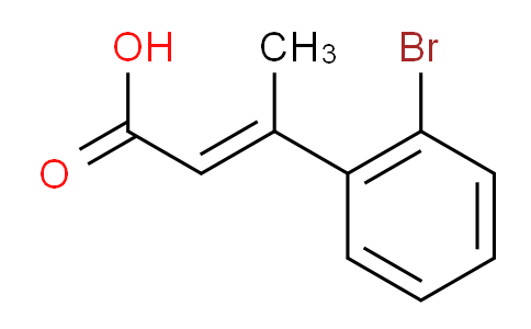CAS No. 144290-29-9, (2E)-3-(2-Bromophenyl)but-2-enoic acid