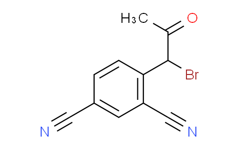 CAS No. 1804203-17-5, 1-Bromo-1-(2,4-dicyanophenyl)propan-2-one