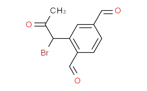 CAS No. 1804034-35-2, 1-Bromo-1-(2,5-diformylphenyl)propan-2-one