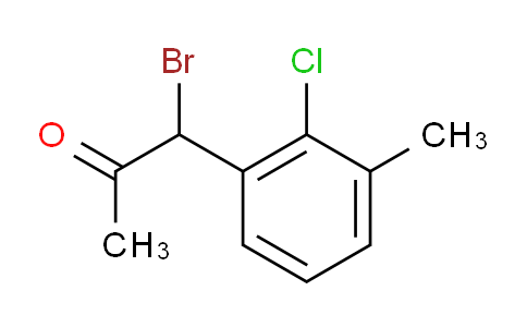 CAS No. 1805846-25-6, 1-Bromo-1-(2-chloro-3-methylphenyl)propan-2-one