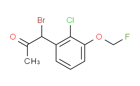 CAS No. 1806467-48-0, 1-Bromo-1-(2-chloro-3-(fluoromethoxy)phenyl)propan-2-one
