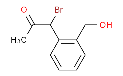 CAS No. 1803847-02-0, 1-Bromo-1-(2-(hydroxymethyl)phenyl)propan-2-one