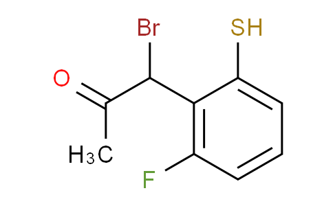 CAS No. 1806484-53-6, 1-Bromo-1-(2-fluoro-6-mercaptophenyl)propan-2-one