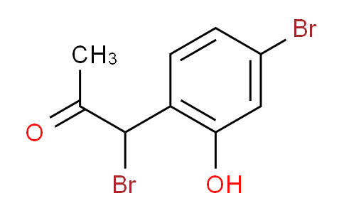 CAS No. 1804253-45-9, 1-Bromo-1-(4-bromo-2-hydroxyphenyl)propan-2-one