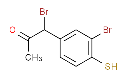 CAS No. 1806587-55-2, 1-Bromo-1-(3-bromo-4-mercaptophenyl)propan-2-one