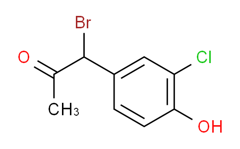 CAS No. 1806523-81-8, 1-Bromo-1-(3-chloro-4-hydroxyphenyl)propan-2-one