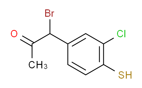 CAS No. 1804039-71-1, 1-Bromo-1-(3-chloro-4-mercaptophenyl)propan-2-one