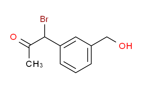 CAS No. 1803831-00-6, 1-Bromo-1-(3-(hydroxymethyl)phenyl)propan-2-one