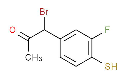 CAS No. 1805899-10-8, 1-Bromo-1-(3-fluoro-4-mercaptophenyl)propan-2-one