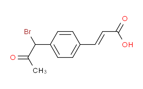 CAS No. 1807354-21-7, (E)-3-(4-(1-Bromo-2-oxopropyl)phenyl)acrylic acid
