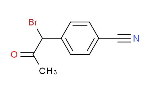 CAS No. 122957-58-8, 1-Bromo-1-(4-cyanophenyl)propan-2-one