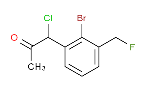 CAS No. 1806590-65-7, 1-(2-Bromo-3-(fluoromethyl)phenyl)-1-chloropropan-2-one