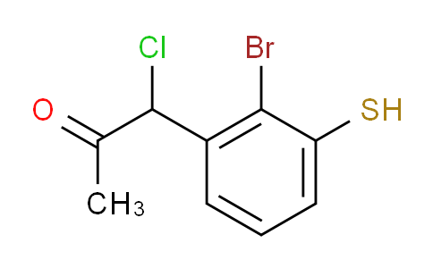 CAS No. 1803741-62-9, 1-(2-Bromo-3-mercaptophenyl)-1-chloropropan-2-one