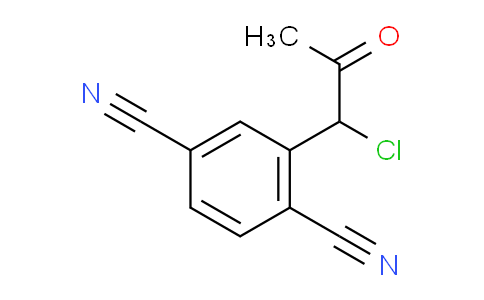 CAS No. 1806521-02-7, 1-Chloro-1-(2,5-dicyanophenyl)propan-2-one