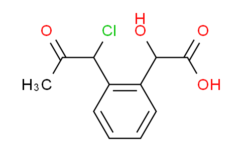 CAS No. 1806360-51-9, 1-(2-(Carboxy(hydroxy)methyl)phenyl)-1-chloropropan-2-one