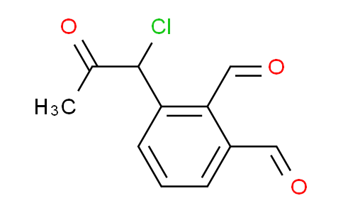 CAS No. 1803850-47-6, 1-Chloro-1-(2,3-diformylphenyl)propan-2-one