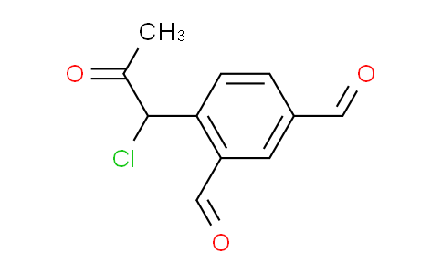 CAS No. 1803743-08-9, 1-Chloro-1-(2,4-diformylphenyl)propan-2-one