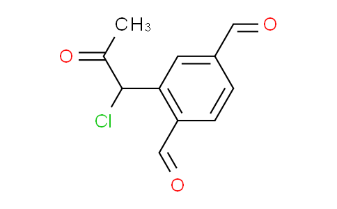 CAS No. 1804505-15-4, 1-Chloro-1-(2,5-diformylphenyl)propan-2-one