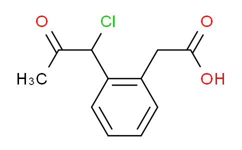 CAS No. 1806570-92-2, 1-(2-(Carboxymethyl)phenyl)-1-chloropropan-2-one
