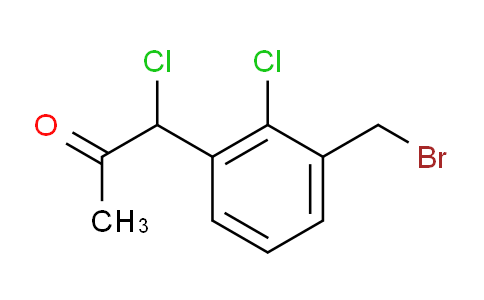 CAS No. 1804199-33-4, 1-(3-(Bromomethyl)-2-chlorophenyl)-1-chloropropan-2-one