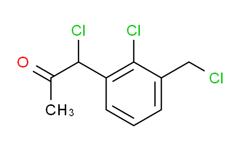 CAS No. 1803756-44-6, 1-Chloro-1-(2-chloro-3-(chloromethyl)phenyl)propan-2-one