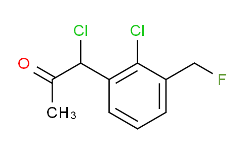 CAS No. 1804229-43-3, 1-Chloro-1-(2-chloro-3-(fluoromethyl)phenyl)propan-2-one
